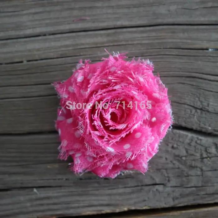 Mini fleur shabby chic de 1.5 pouces
