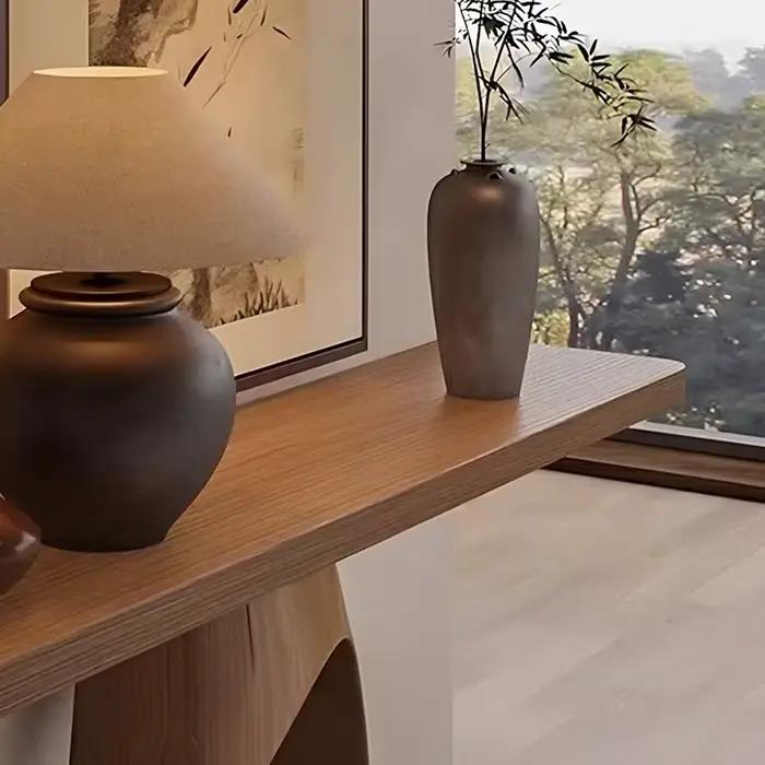 Table console vintage peu encombrante, style italien tendance, design minimaliste, table d'entrée simple, meubles de salon, mobilier de maison