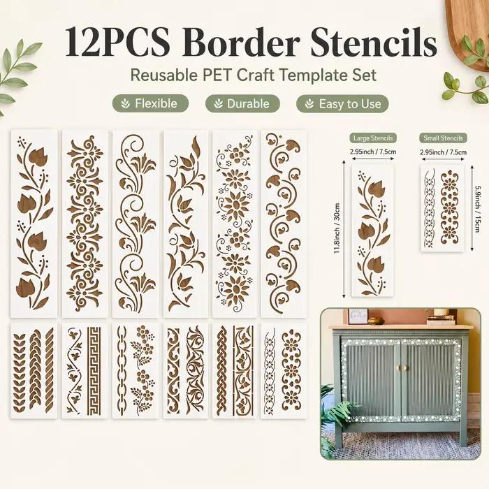 Ensemble de pochoirs DIY