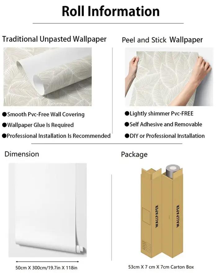 Papier peint feuilles vertes pastel Pixel&Wall résistant à l'humidité et aux moisissures pour cuisine chambre enfant étude salon装饰墙面的自然绿色叶状壁纸，适用于厨房、卧室、儿童房、书房和客厅，具有防潮、防霉特性，为家庭创造健康环境。