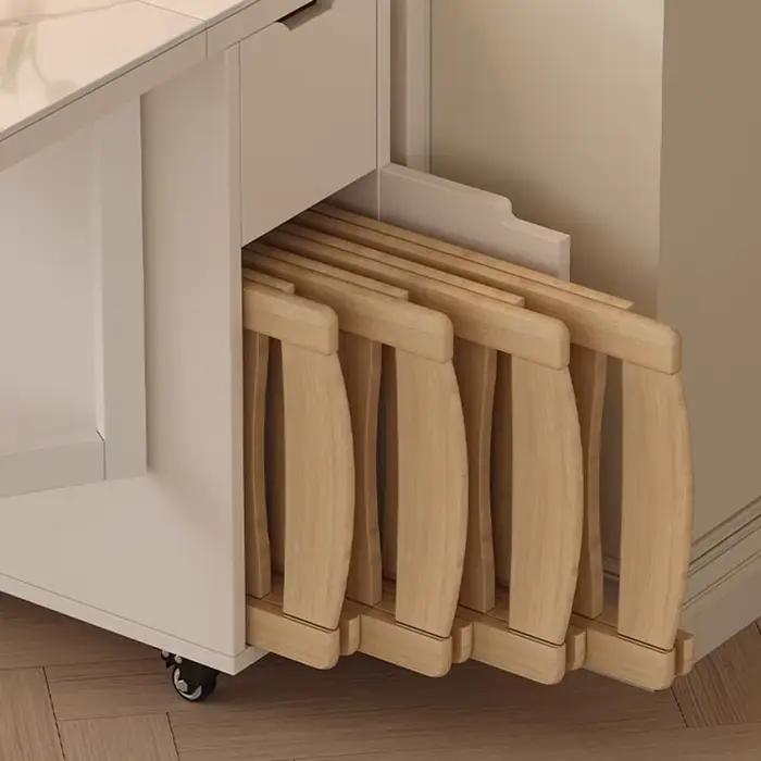 Tables à manger au Design rustique avec armoires