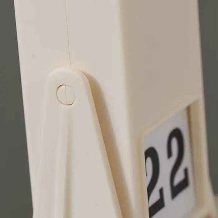 Ornement de table lumière luxe calendrier à rabat rétro décoratif