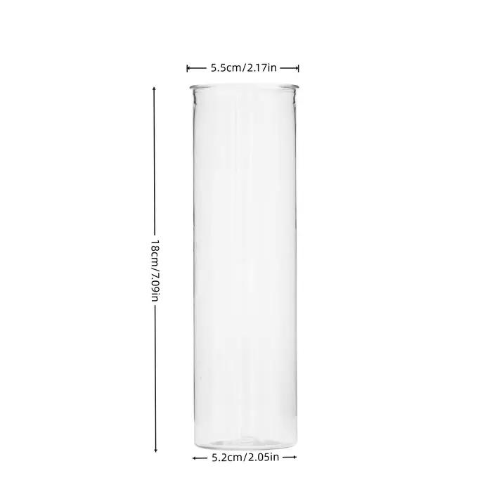 15/20 vases cylindriques en plastique
