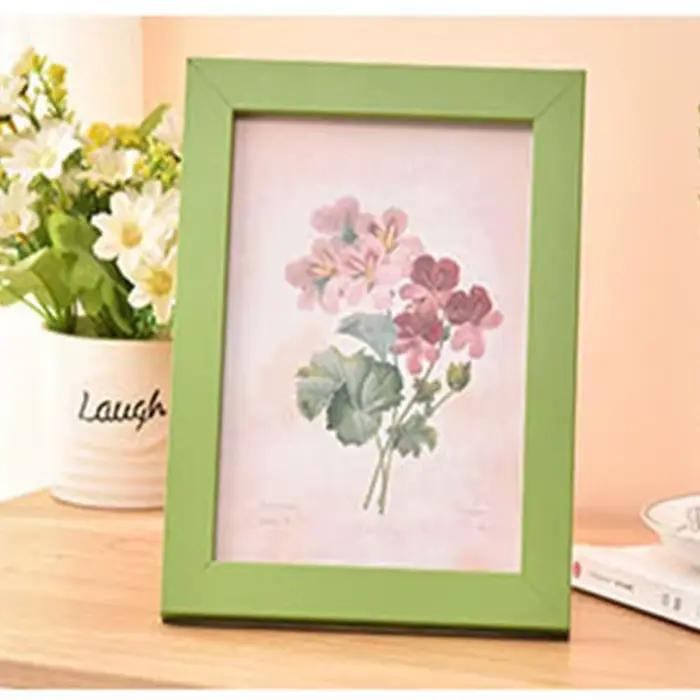 Cadre Photo coloré Simple, dessins, cadre Photo artisanal, supports d'affichage multi-tailles pour bricolage, salle