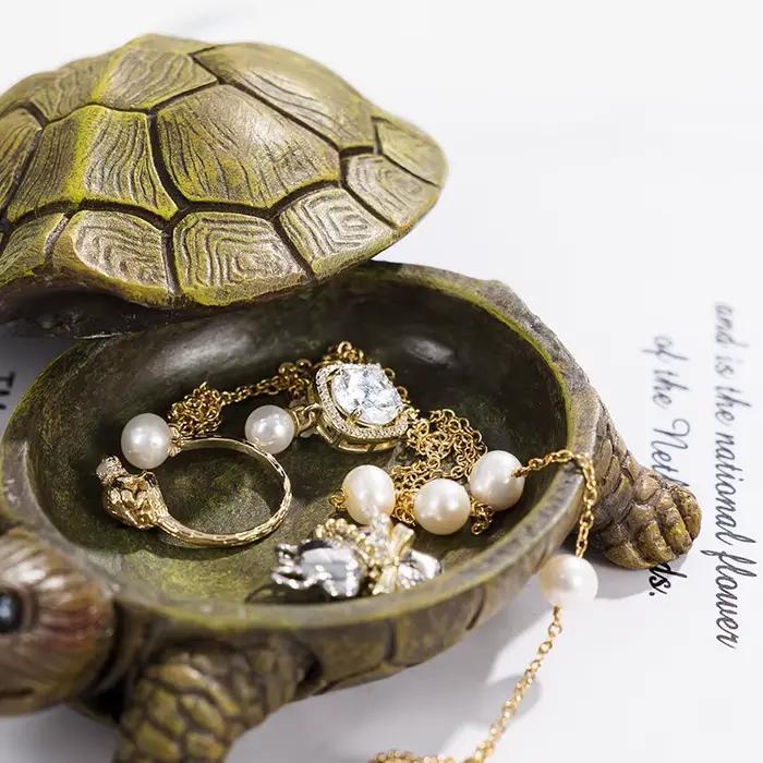 Statue de tortue en résine