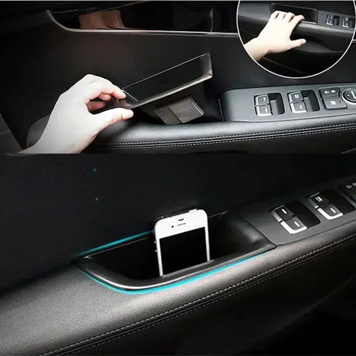 Accessoires de voiture pour Kia Sorento UM 2016 2017 2018 2019, poignée de porte avant, boîte de rangement, Console centrale, poubelle à gants, support d'accoudoir
