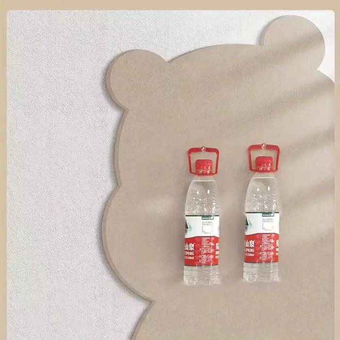 Décoration murale en feutre en forme d'ours mignon