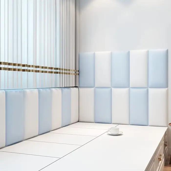 Lot de 5 panneaux muraux 3D souples