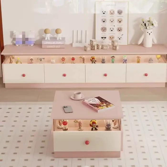 Meuble TV décoratif avec éclairage