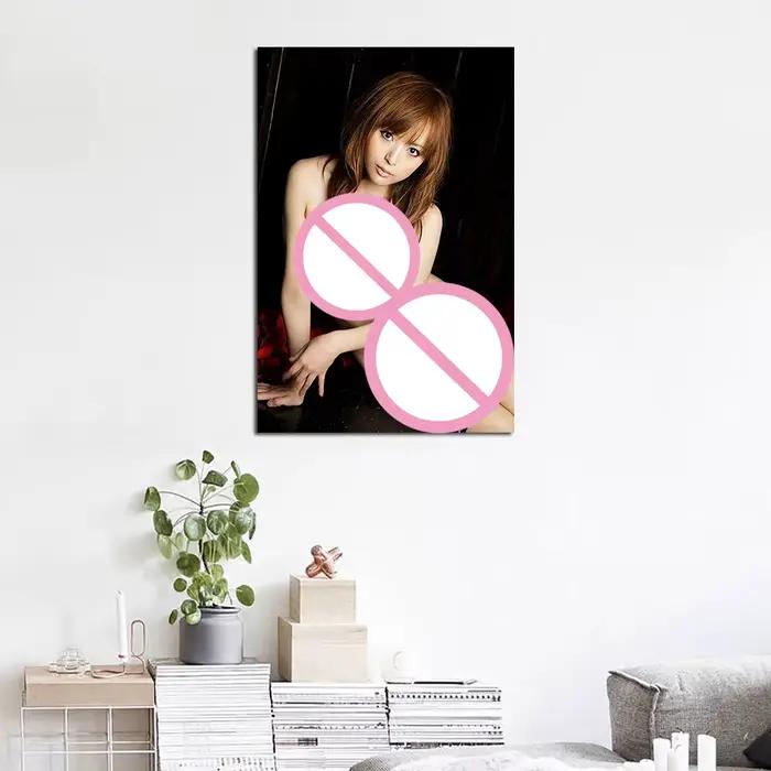 Affiches murales et impressions sur toile avec image de fille Kawaii, peinture sur toile pour salon, chambre de garçon, décoration de la maison