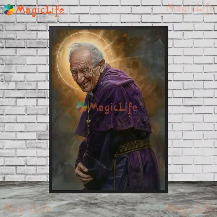 Affiches murales imprimées de religion de croyant missionnaire vintage, peinture sur toile sans cadre, art mural pour la salle de l'église