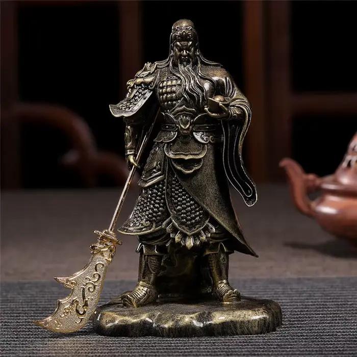 Statue de Bouddha Guan Gong chinois