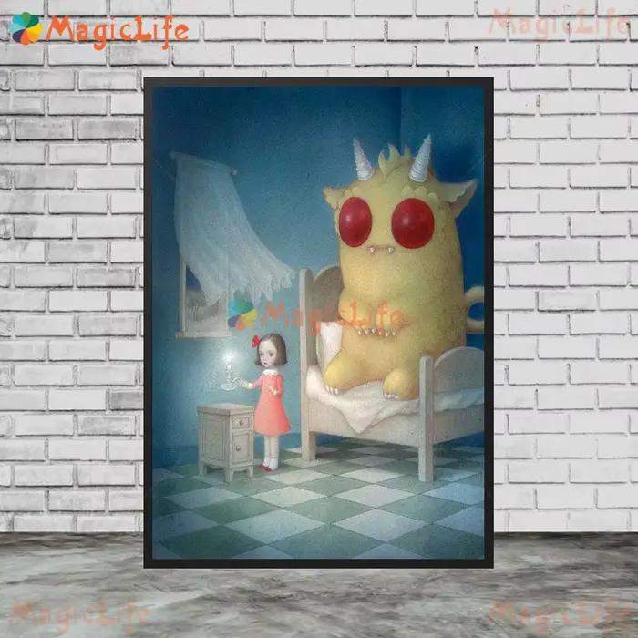 Images murales de poupée cadeau pour bébé fille