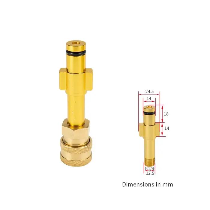 Nettoyeur haute pression pistolet de pulvérisation Lance connecteur à baïonnette avec connecteur rapide 1/4 "adaptateur de baguette de pistolet de nettoyeur haute pression ﻿