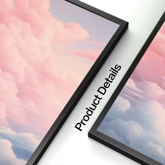 Affiches et imprimés de ciel nuage rose Pastel