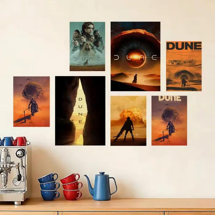 Affiche artistique D-Dune C-Classic pour maison salon chambre à coucher bar décoration esthétique tendance PVC moderne