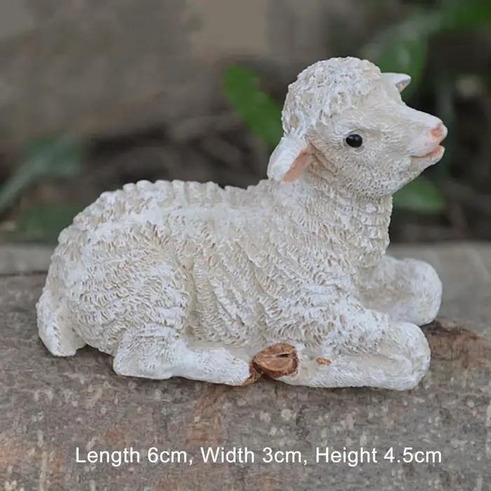 Sculpture de Mouton en Résine Synthétique