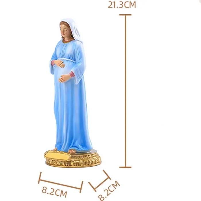 Sculpture vierge marie enceinte