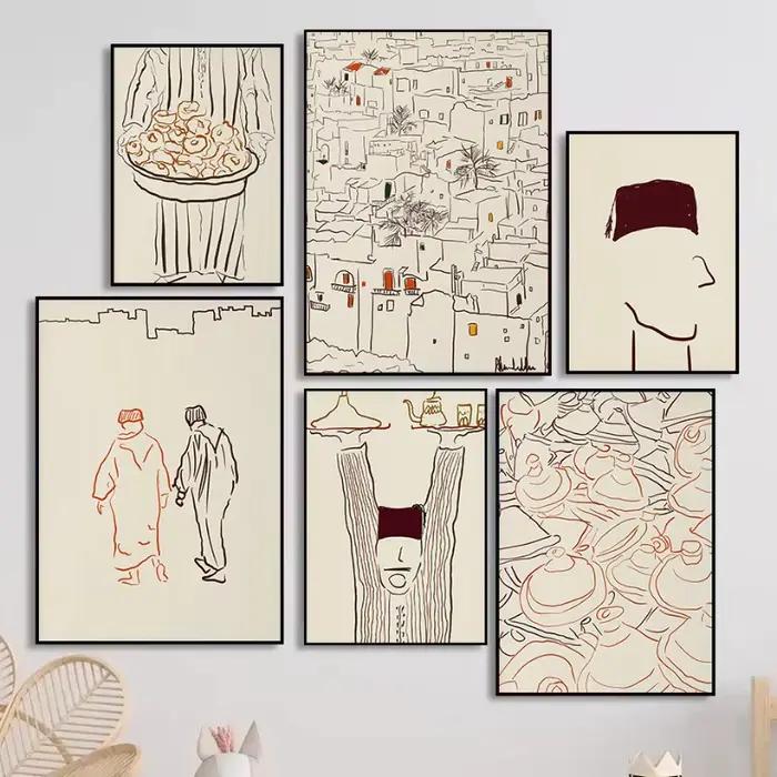 Affiche sur toile, peinture murale