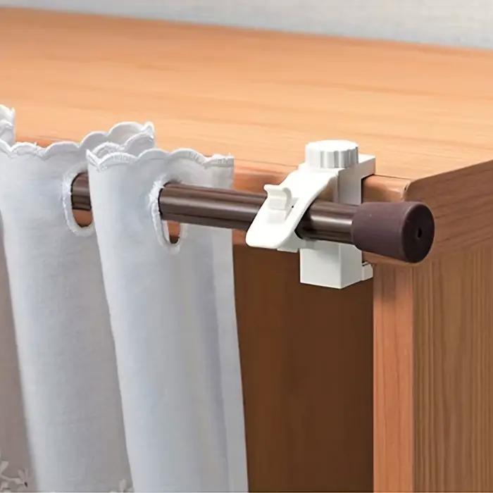 Supports de tringle à rideau peu encombrants