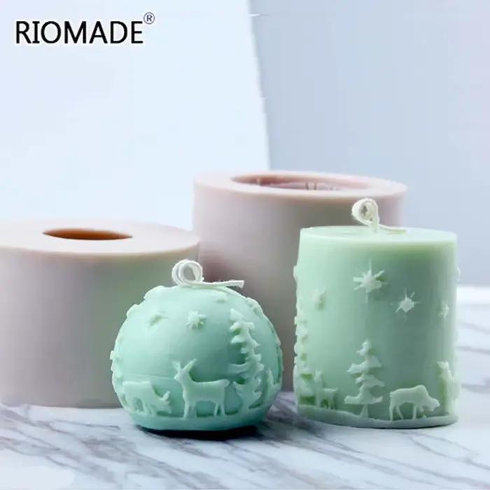Moule à bougie de Noël en silicone