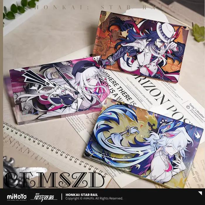 [Authentique] miHoYo Game Honkai Star Rail Silver Wolf Sparxie Bland Cosplay Ornements en acrylique Accessoires et accessoires de dessin animé