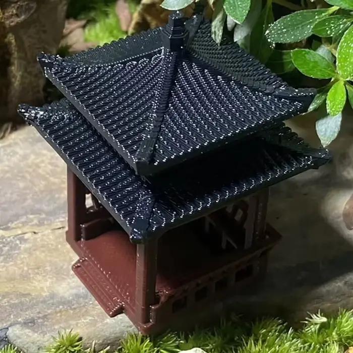Statue de pagode miniature 3cm 4cm