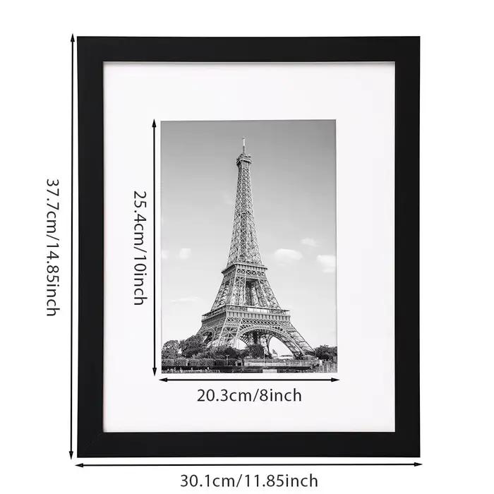 6 pièces cadres Photo en bois pour mur