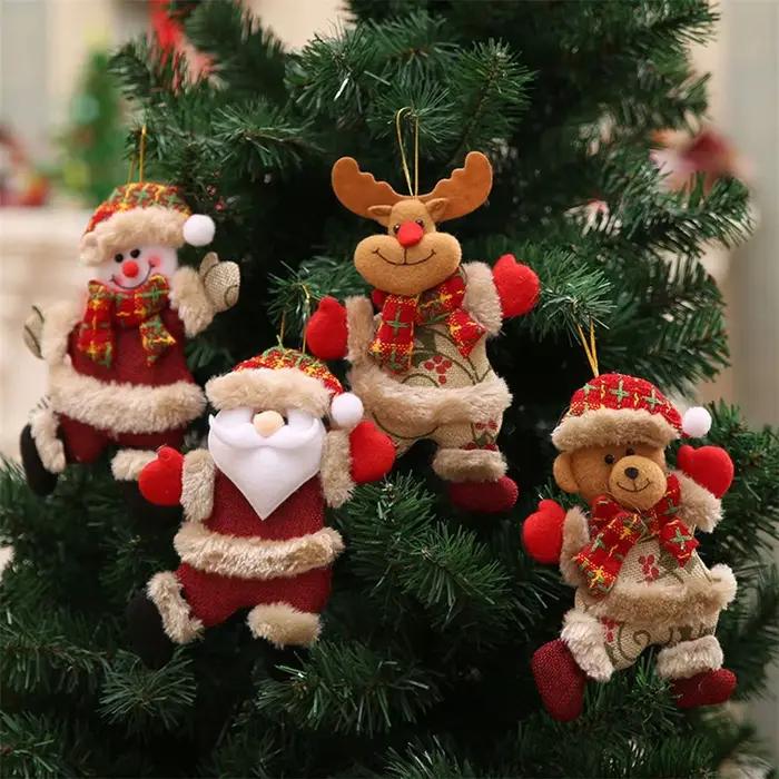Décorations de joyeux noël pour la maison, 1 pièce, ornements d'arbre de noël du nouvel an, guirlande de noël 2023