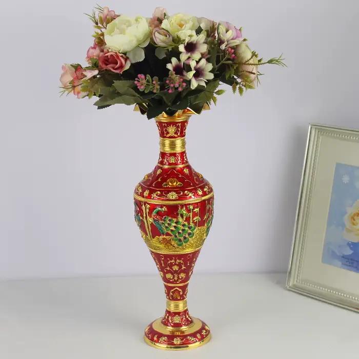 Vase en Métal pour Fleurs