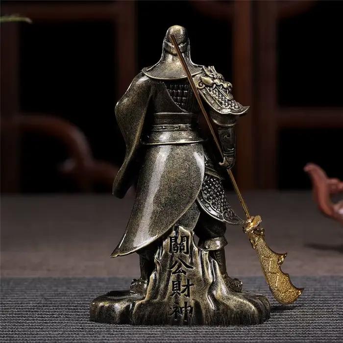 Statue de Bouddha Guan Gong chinois