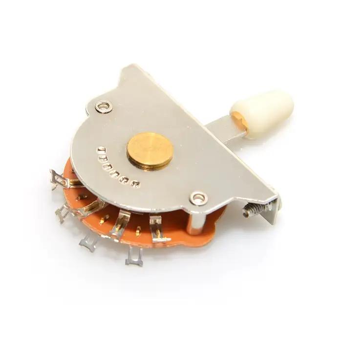 Interrupteur de guitare électrique 3 voies 4 voies 5 voies métal plastique 1 pièces embouts interrupteur avec vis accessoires de guitare électrique