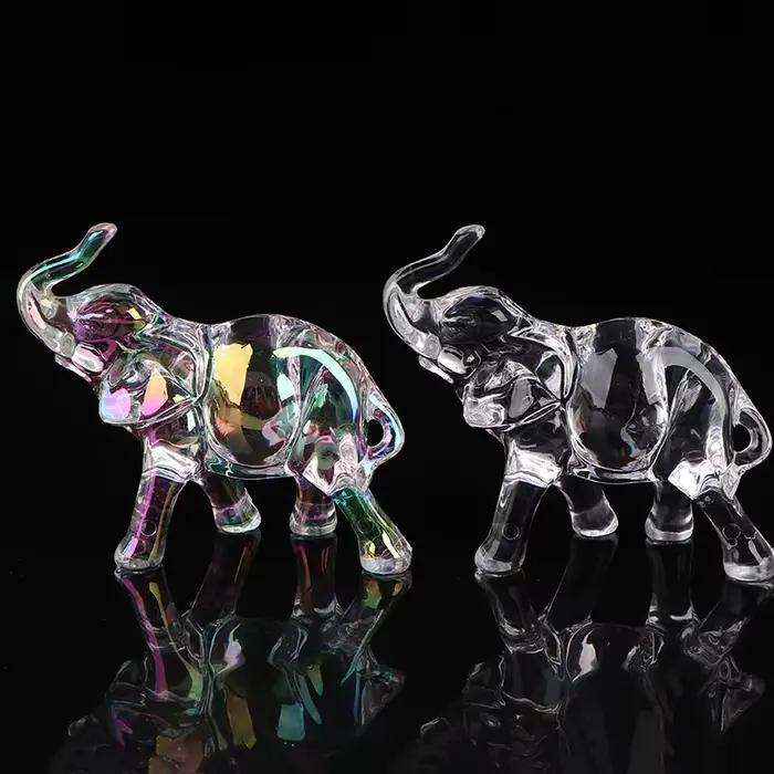 Statuette d'éléphant en cristal mignonne