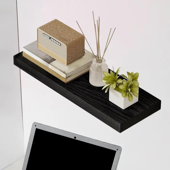 Étagère flottante pour décoration murale, robuste, polyvalente, avec support Invisible, pour salon, crèche, cuisine, salle de bain, livres