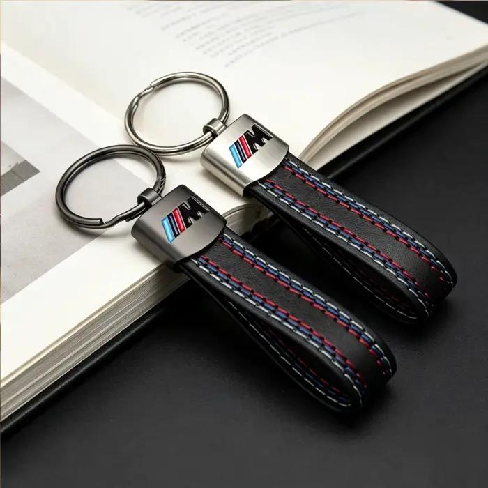 Porte-clés en cuir avec emblème de voiture, accessoire de style M Sport, pour BMW R1200GS R1250GS R1200RT K1600 GTGTL F850GS F750GS C400GT F900R