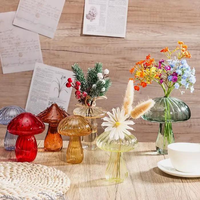 Nouveau Vase en verre de champignon