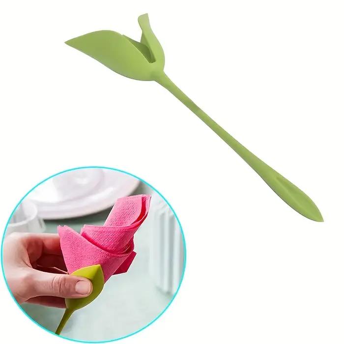 10 porte-serviettes floraux élégants - Convient pour les mariages