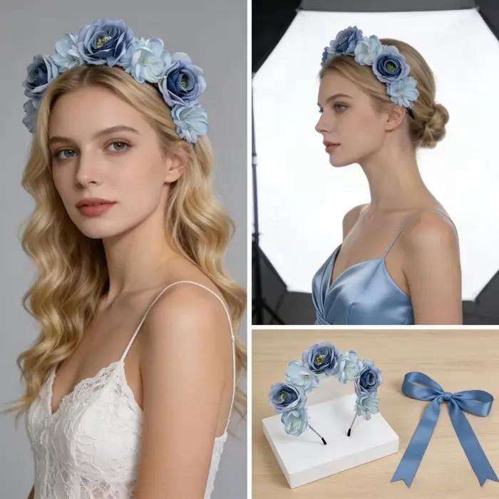 1PC Couronne de fleurs bohème
