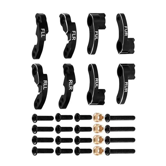 Lame flexible de choc 1 jeu pour TRX4M, supports de choc avant et arrière, Kit de levage pour Traxxas TRX4M 1/18 RC, accessoires de voiture