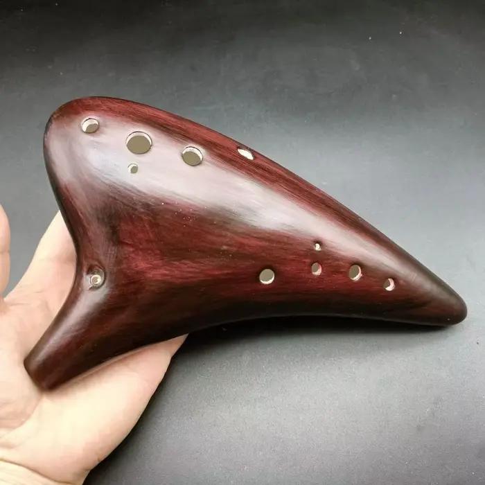 Ocarina-Instrument de musique professionnel Legend Orff, tons BC, basse 12 trous, offre d'accessoires