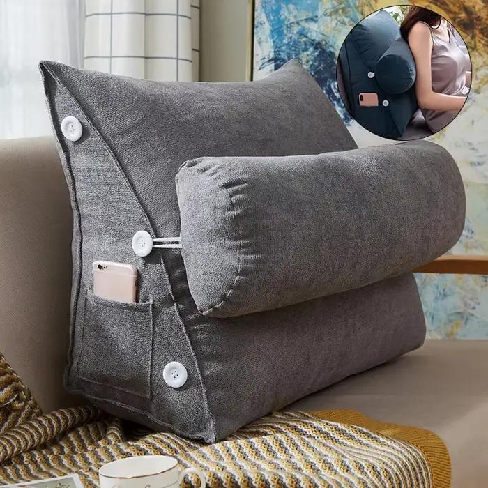 Lit coussin triangulaire chaise de chevet