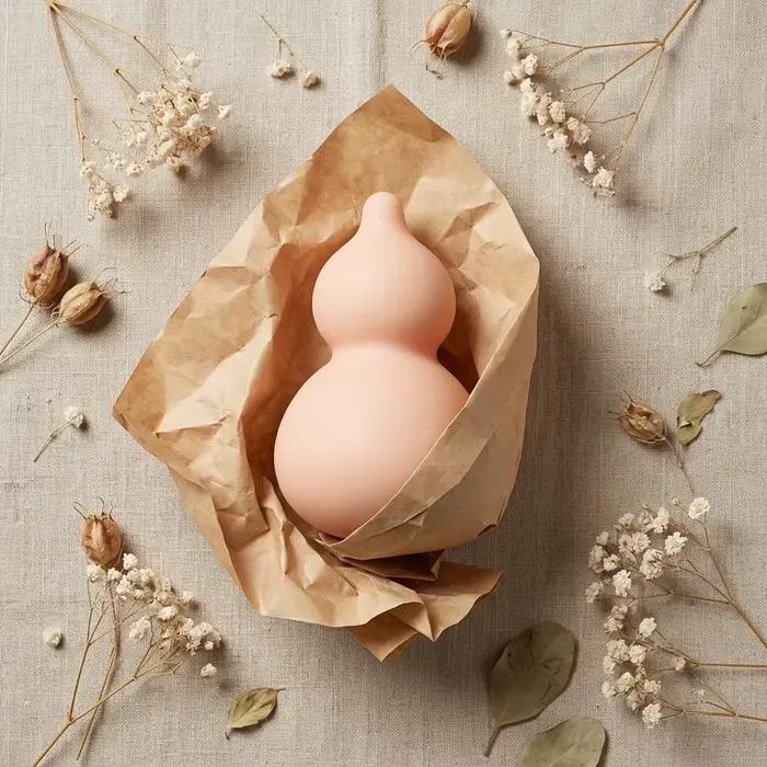 Ornement élégant en forme de gourde