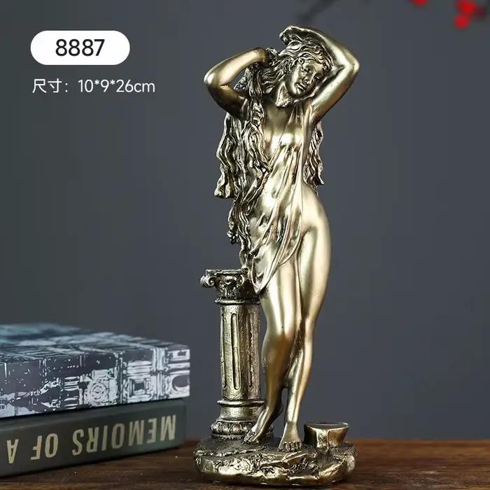 Statue de Vénus en résine, figurine de la mythologie grecque, sculpture de la déesse Aphrodite, décorations d'art nordique pour la maison, accessoires de croquis pour salle d'art