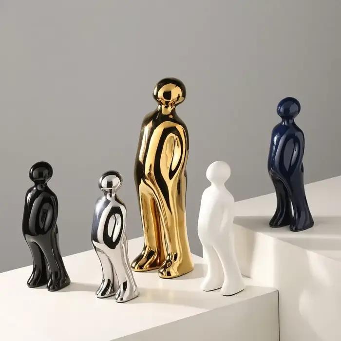Statues de salon abstraites simples et modernes