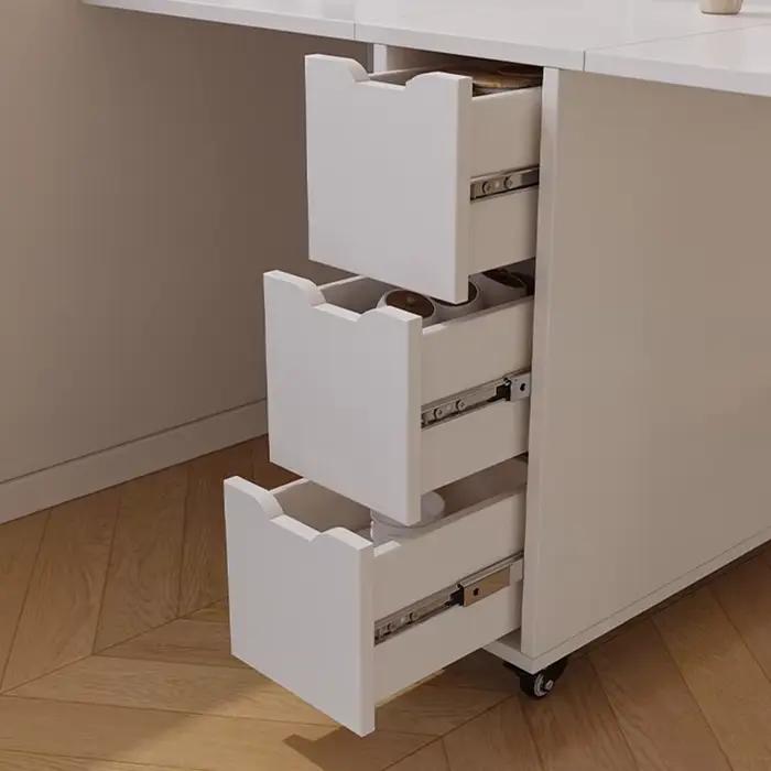 Tables à manger au Design rustique avec armoires
