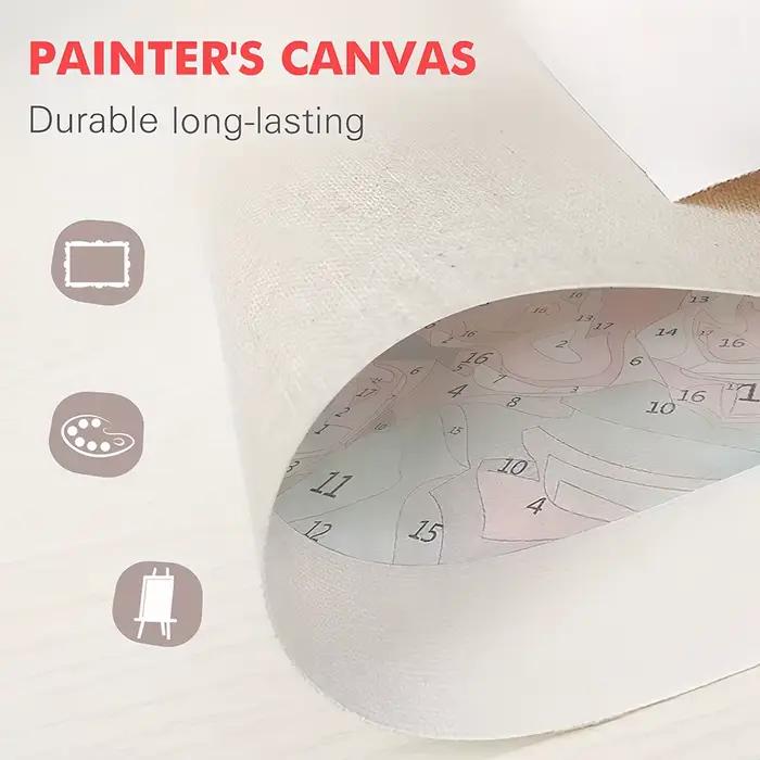 Peinture par numéros pour adultes : Vase en verre avec lilas – Kit de coloriage DIY