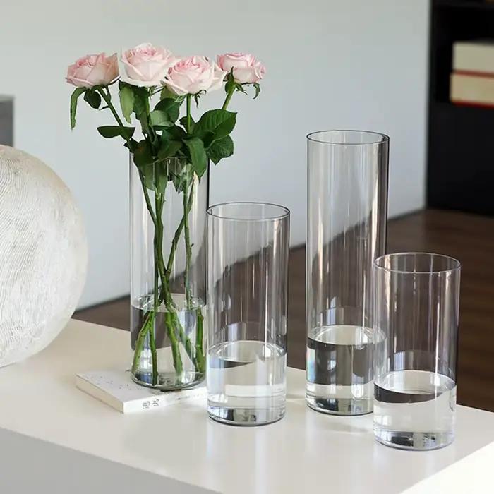 Vase en plastique incassable moderne pour décoration intérieure, vase de plancher avec fleurs sèches ou vertes, cadeau pour femme occasions spéciales