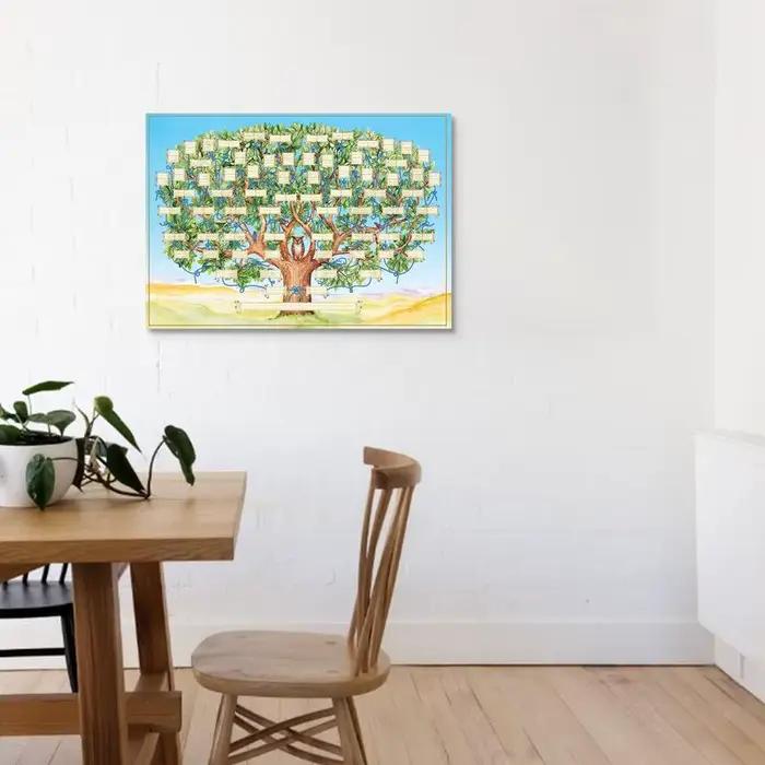 Tableau d'arbre généalogique rechargeable