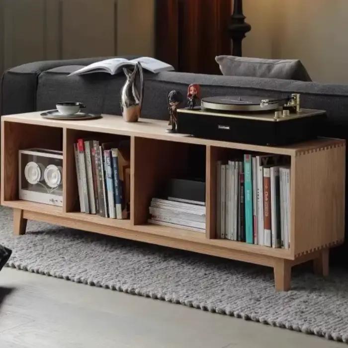 Meuble TV style Bauhaus en bois massif pour salon élégant à offrir pour femme occasions spéciales-decoration-interieur-moderne-furniture-for-living-room-clearance-sale-items
