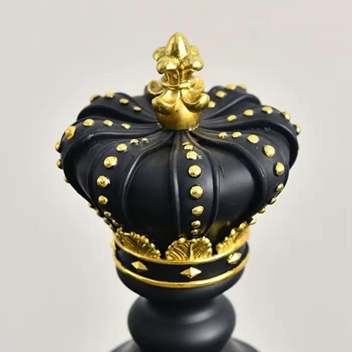 Statue d'échecs roi chevalier reine